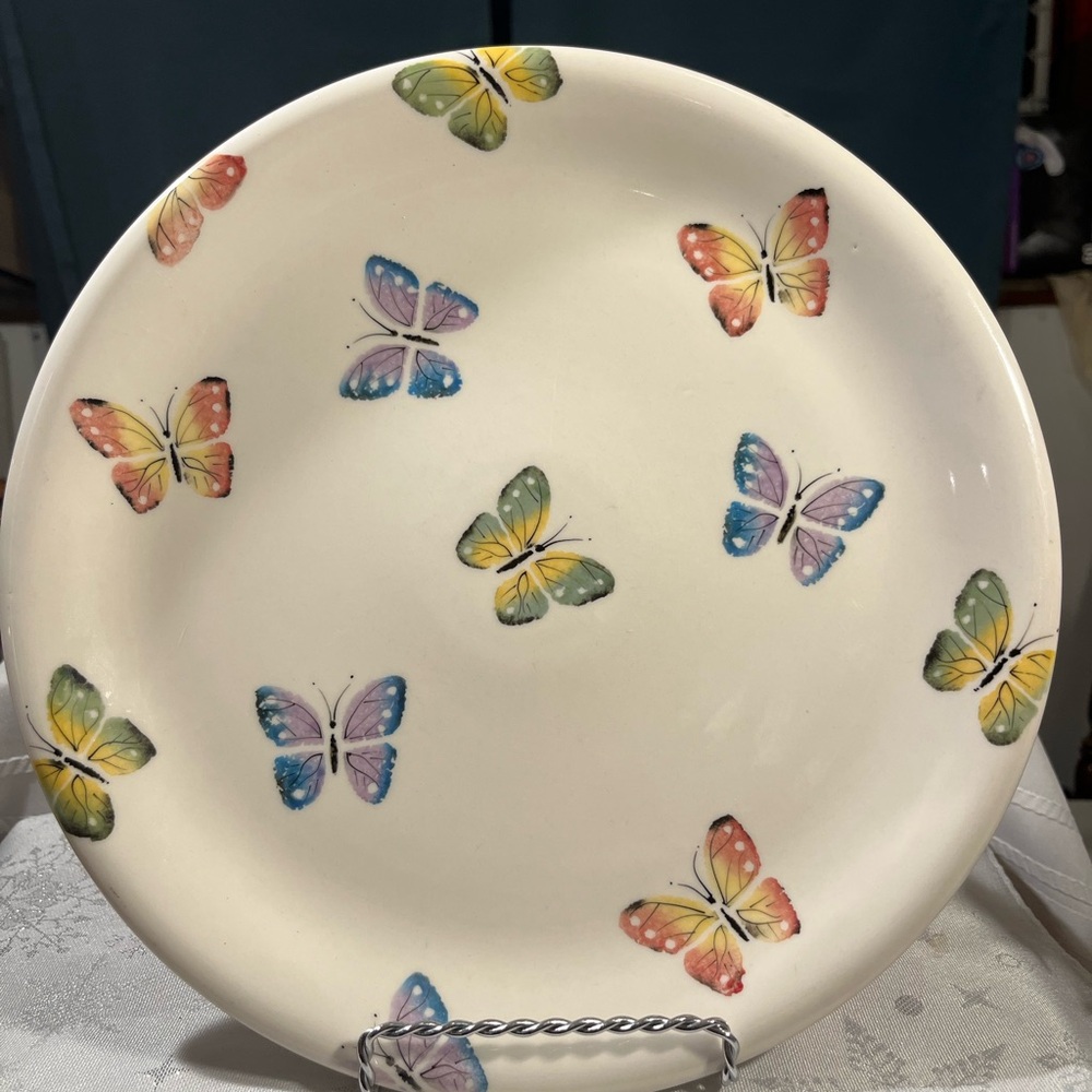 Alia Multicolor Butterfly Ceramic Plate